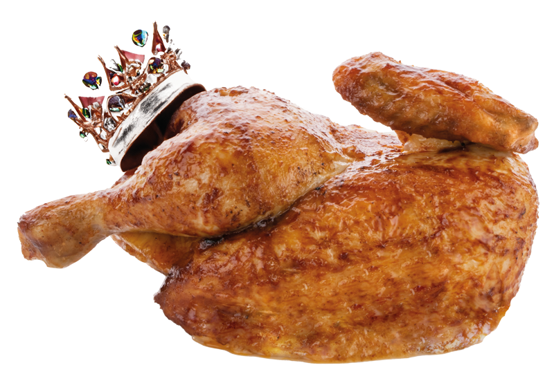 Knuspriges Hendl mit Krone